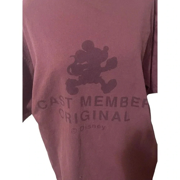 Vintage Disney Cast Member Original Brown T Shirt Size Large RARE - Picture 15 of 16
